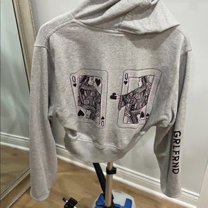 Girlfriend Sweater in grey size xs
